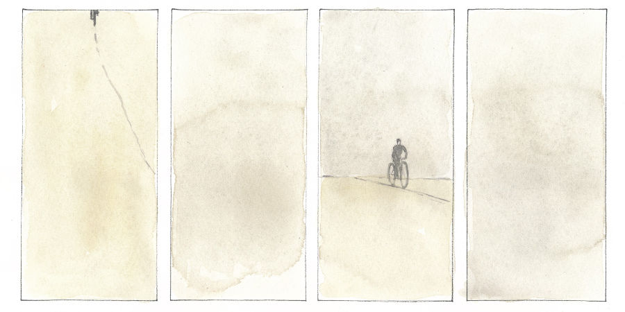 Radfahrer Graphic Novel