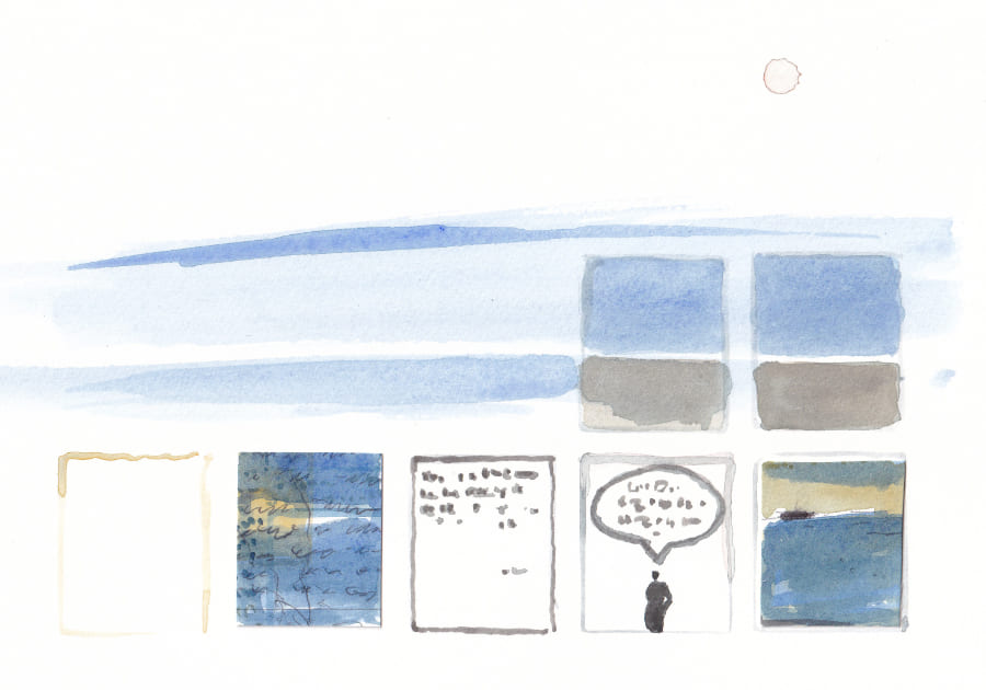 Sequenzen der Isla Volante Graphic Novel Artwork